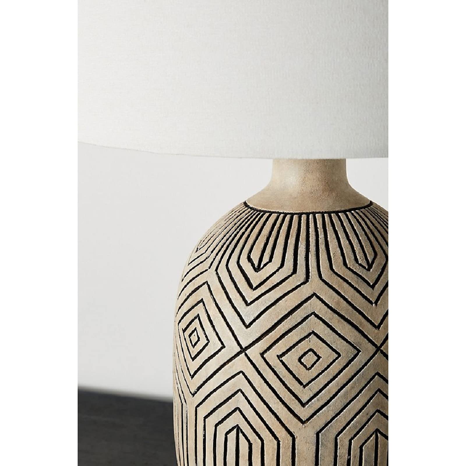 XANAYXWJ Lampada Lampada da letto Lampade da tavolo retrò Lampade da comodino in legno con paralume in tessuto Lampade da comodino concise per casa, ufficio, bar, ristorante, Luce notturna, Lampada da