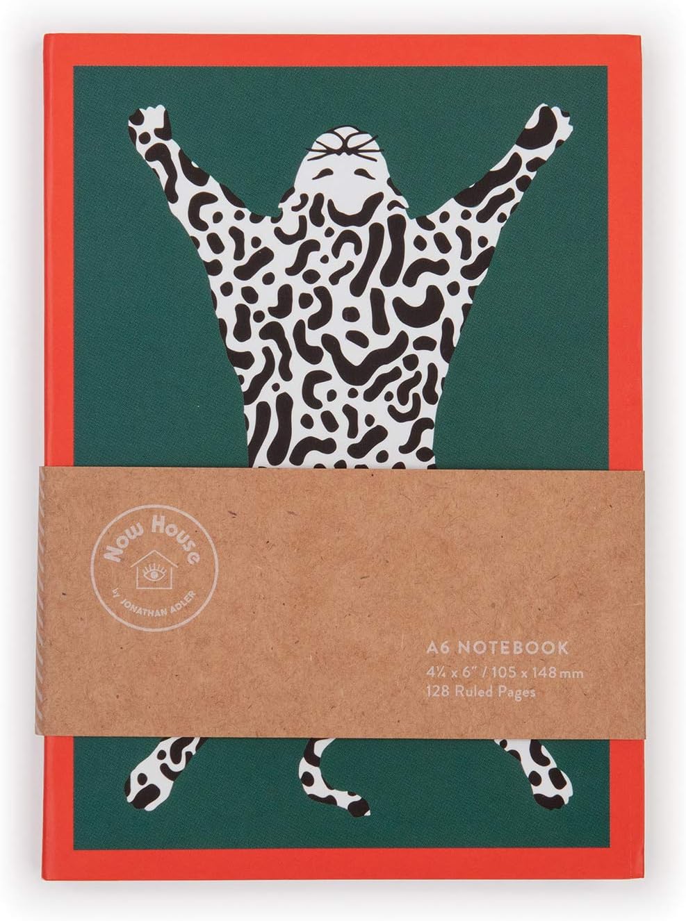Galison Now House by Jonathan Adler Mod Leopard A6 Notebook