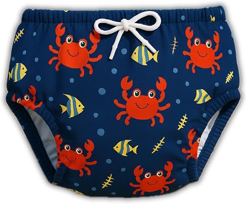 HOMYBABY® Pañales Bañadores de Tela Reutilizables Bebés - Pañal Bañador Reutilizable y Lavable de Bebé - Desde los 6 meses...