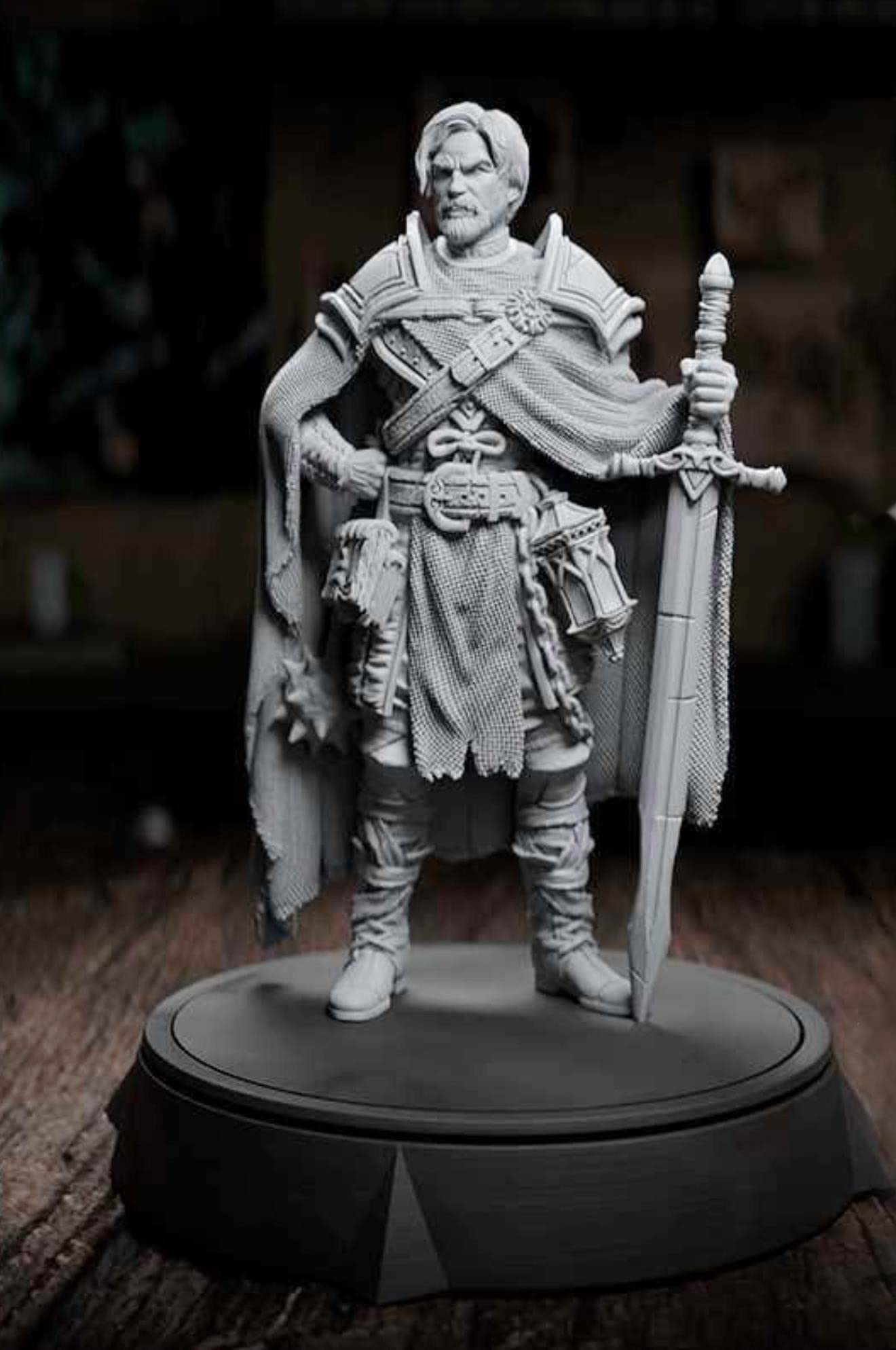 ZHANGJING 1/24 75mm 1/18 100mm Resin Model Kits Ancient Warrior Unassembled Unpainted RA-645