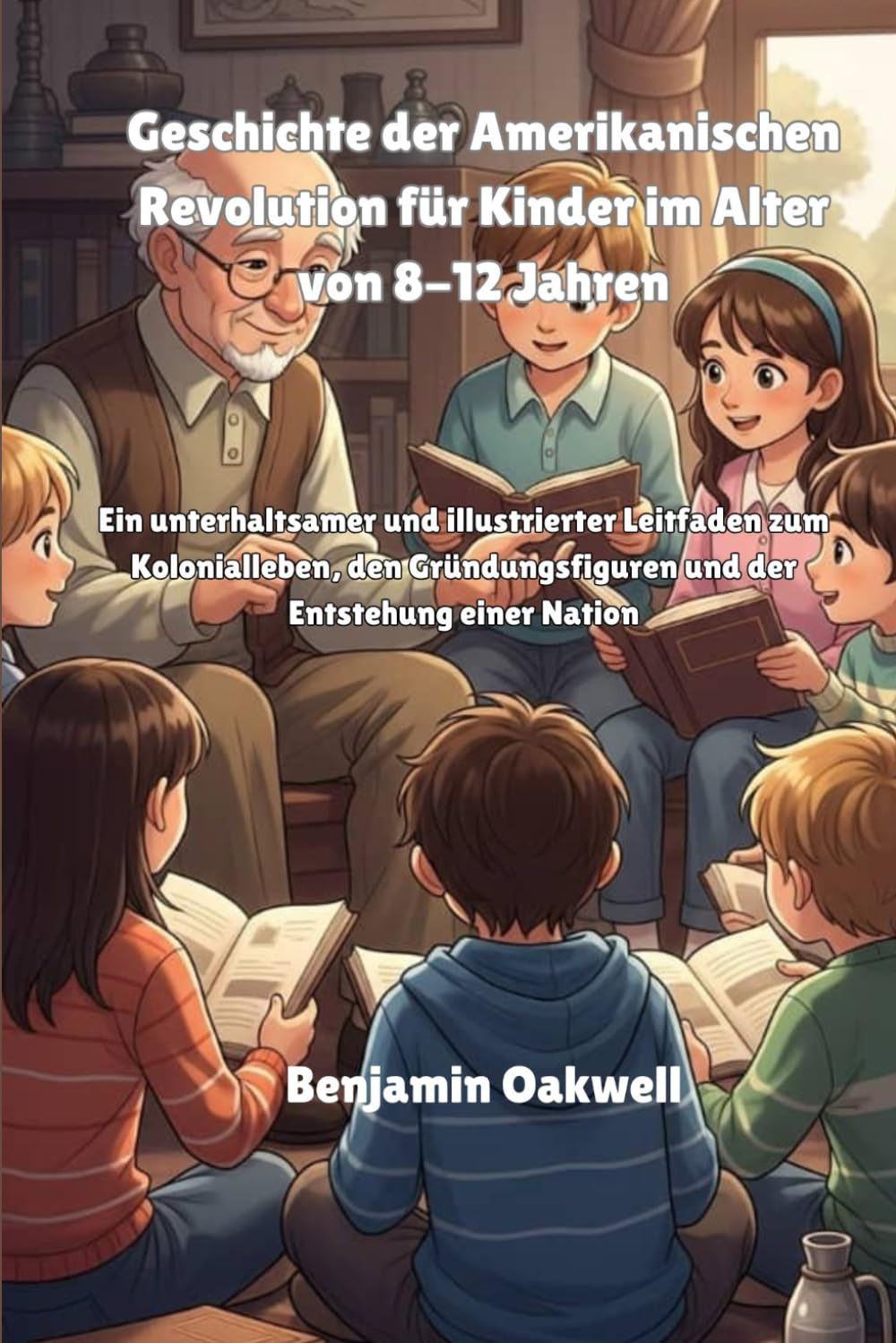 Geschichte der Amerikanischen Revolution für Kinder im Alter von 8-12 Jahren: Ein unterhaltsamer und illustrierter Leitfaden zum Kolonialleben, den Gründungsfiguren und der Entstehung einer Nation