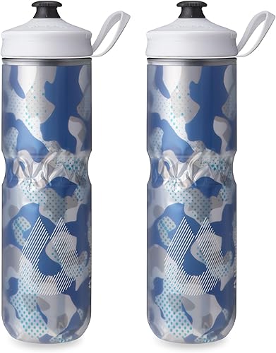 Miniatura 19 de HydraPak | Botella Polar - Botella deportiva de agua aislada Polar - sin BPA, botella deportiva y para bicicleta con asa (color Pulse Blanco, 600ml