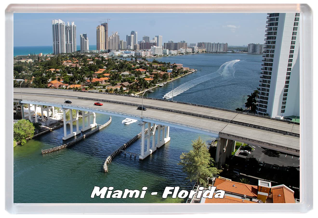 Baked Bean Store Miami - Florida - 96 x 67mm Jumbo Fridge Magnet/Magnets BBSFHM230