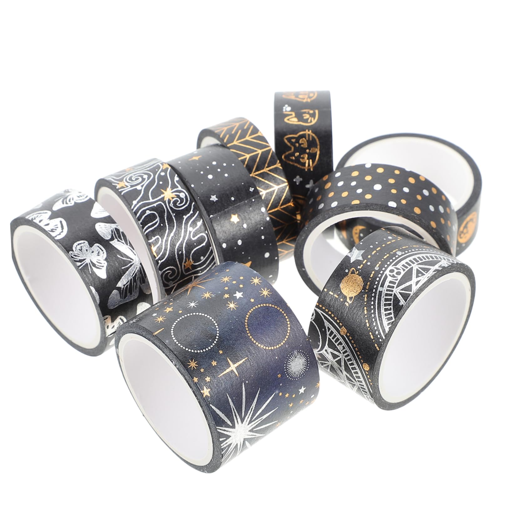 STOBOK 27rotoli Nastro Decorativo Washi Da Carta Premium Per Scrapbooking e Diario Design Unico e Delicato Per Creazioni Fai Da Te Per Album Fotografici e Regali
