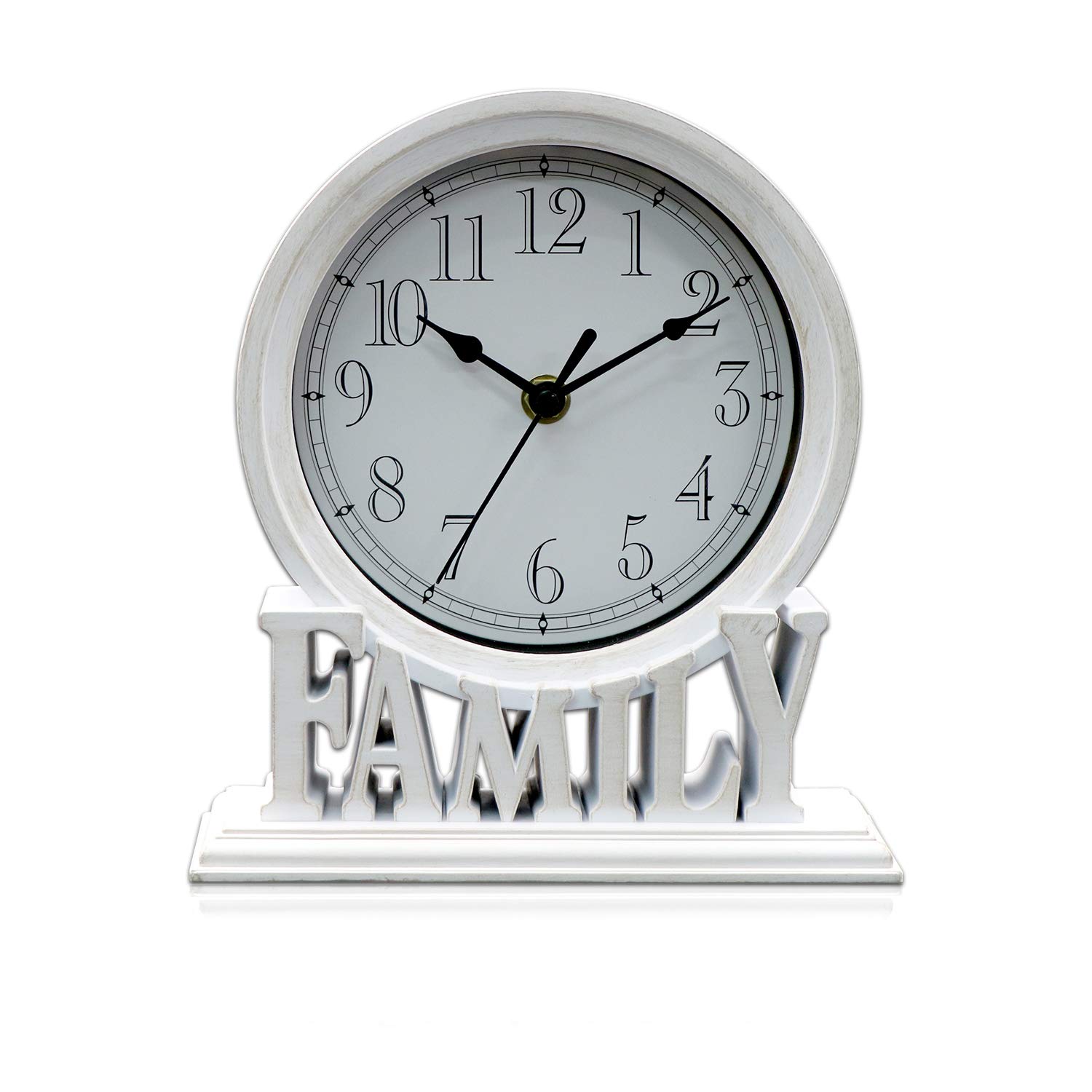 Reloj de mesa para dormitorio sin tictac ideal para mesita de noche infantil