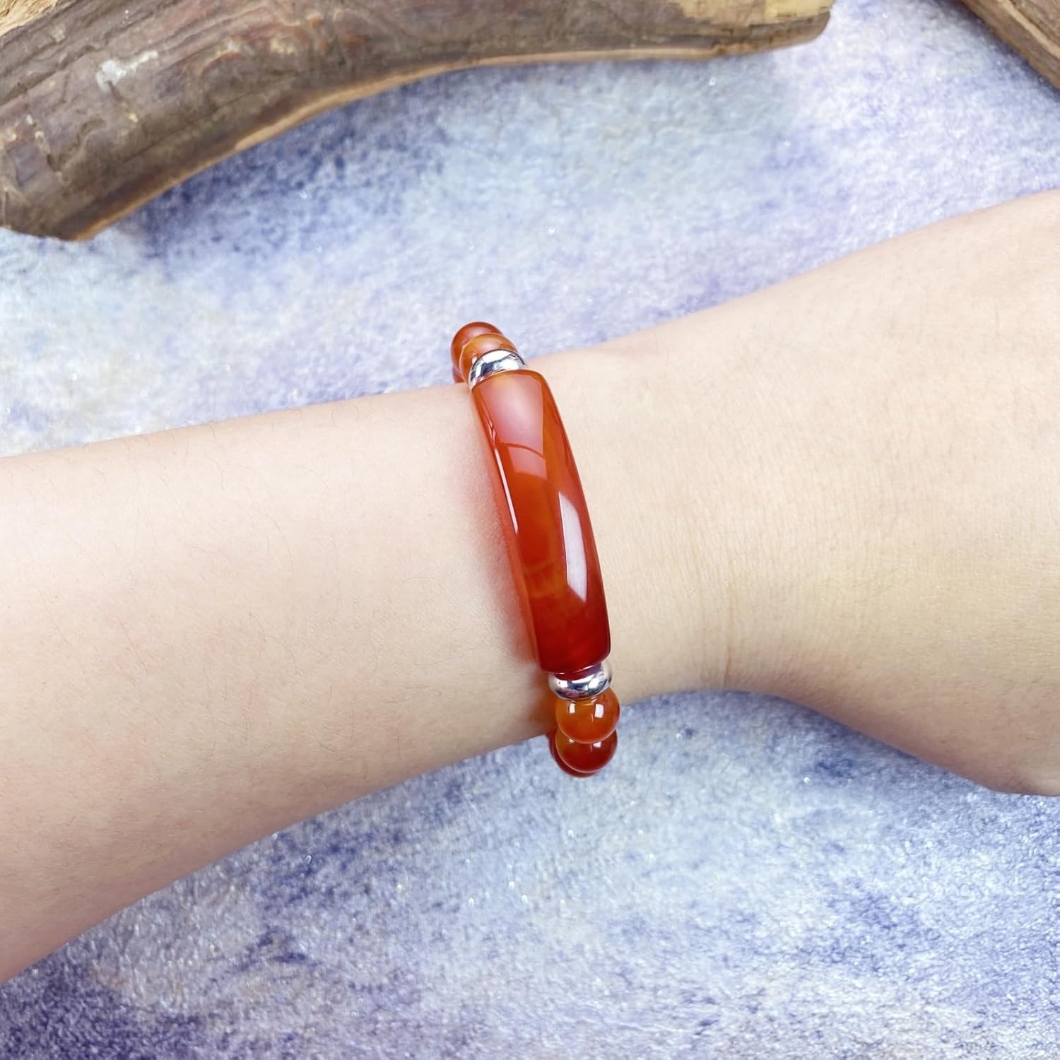 EDEN'S CALL 8mm Healing Crystal Beads Stretch Bracelet Handmade Good Luck Energy Chakra Stone Beaded Bangle - Image 5