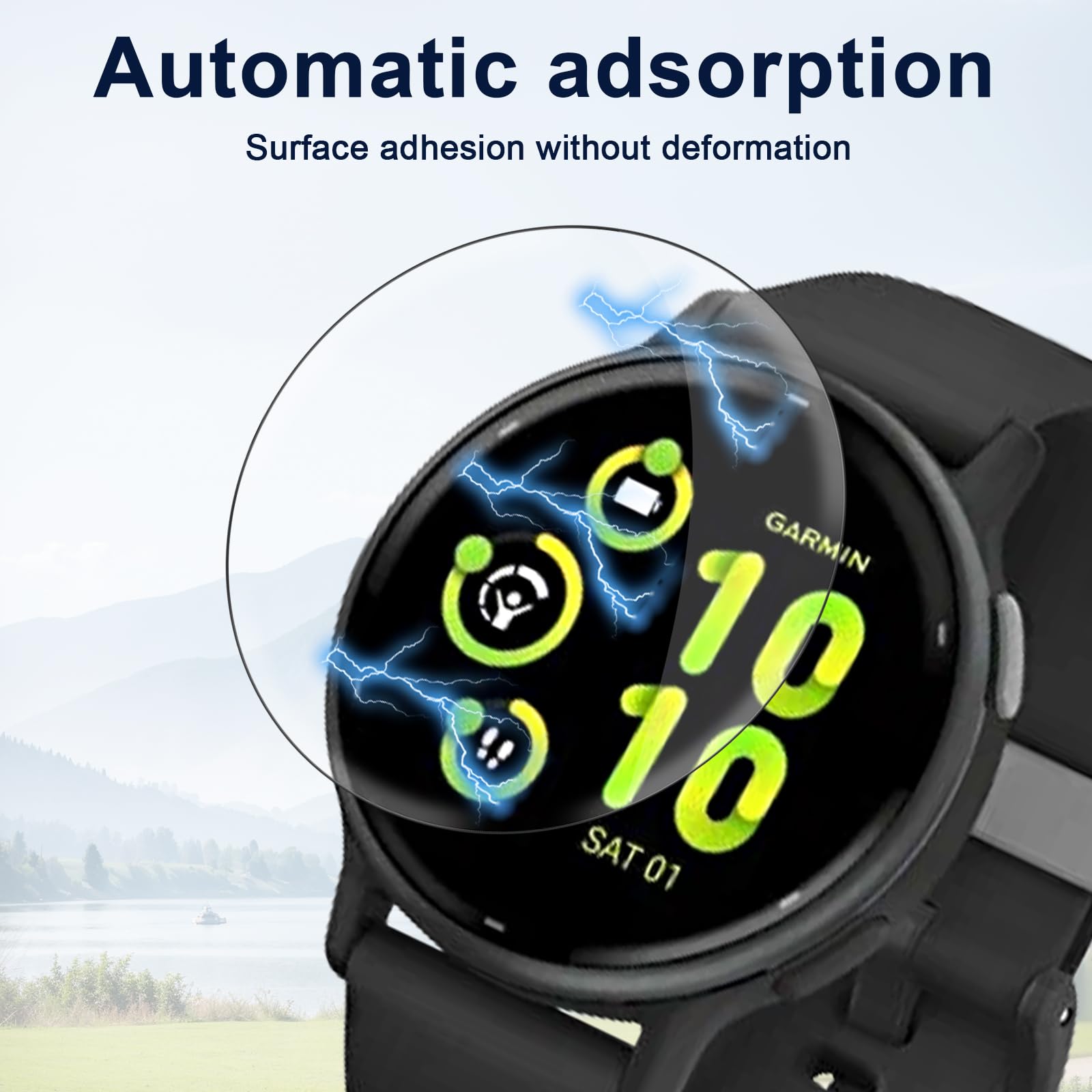 Vancle Lot De 6 Films De Protection D'écran Pour Garmin Vivoactive 6