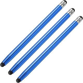 sourcing map 3 lápices capacitivos para pantallas táctiles, lápiz capacitivo universal, sensibilidad, precisión, color azul
