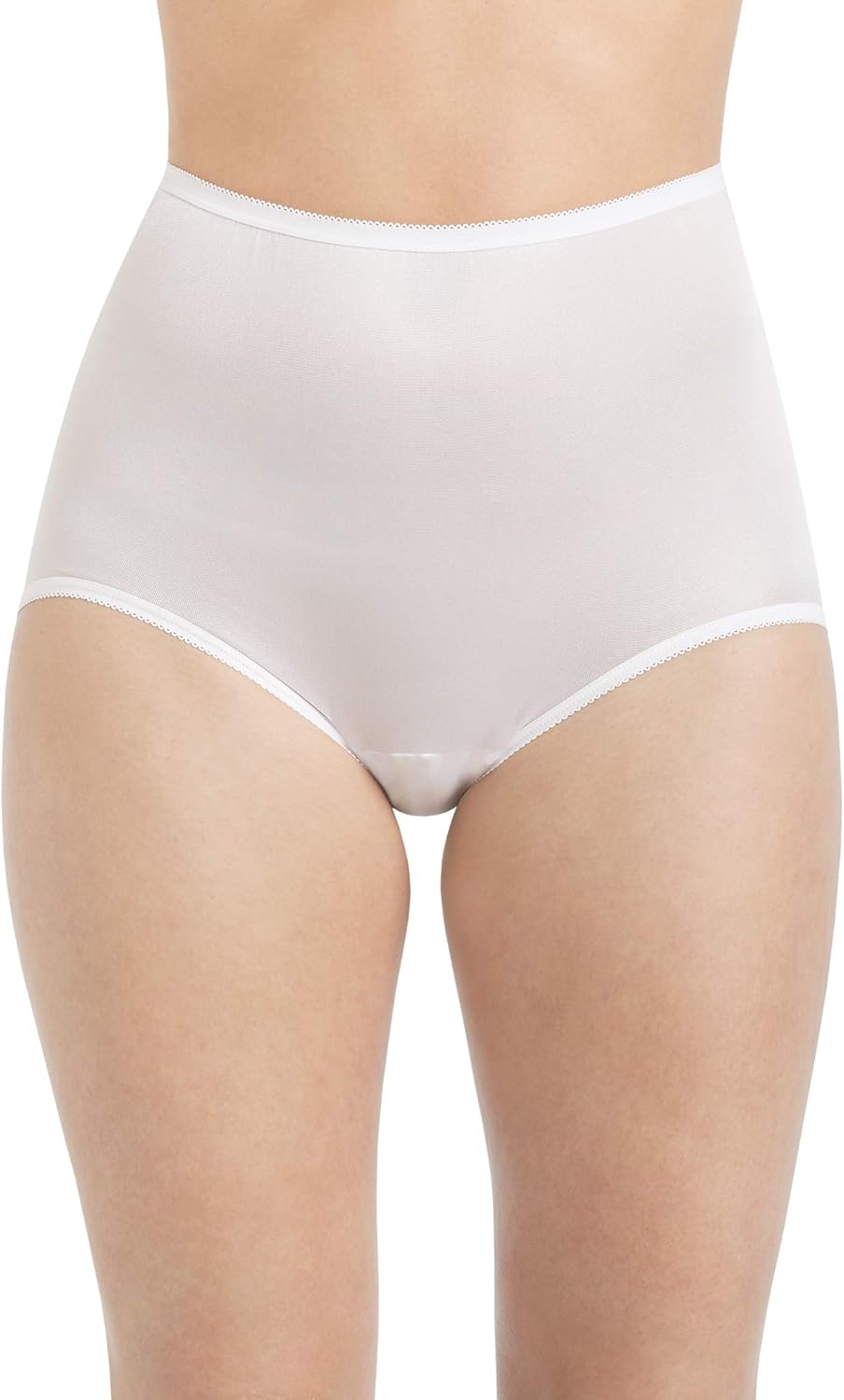 Lorraine Women's Picot Trim Full Brief 3 Pack Panties - Image 2