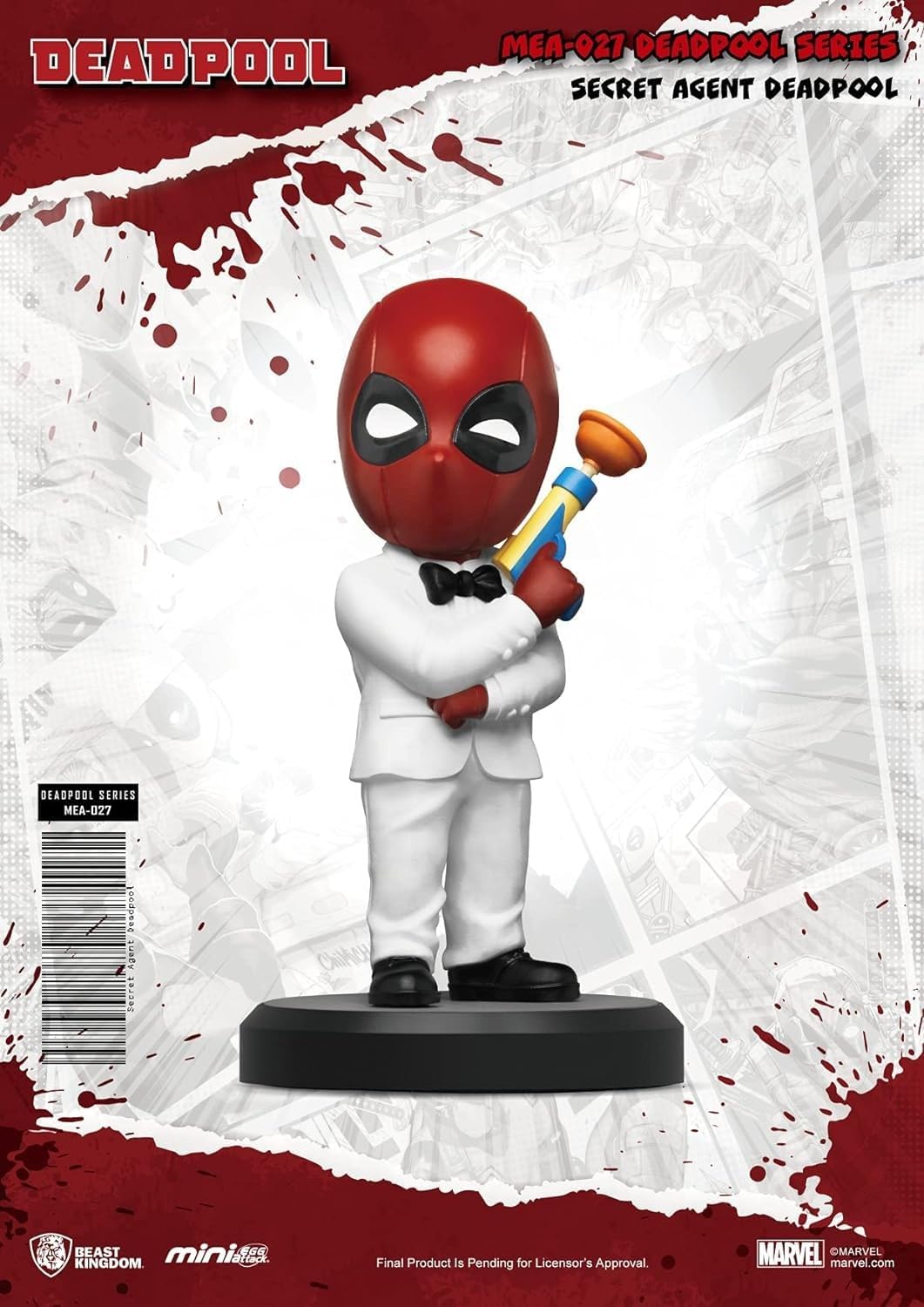 Beast Kingdom Deadpool Series MEA-027 Mini Egg Attack Figure 6-Piece Figure Set, Multicolor