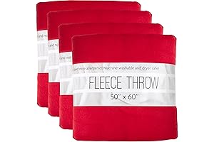 (24 Pack) Bulk Fleece Throw Blankets for All Occasions