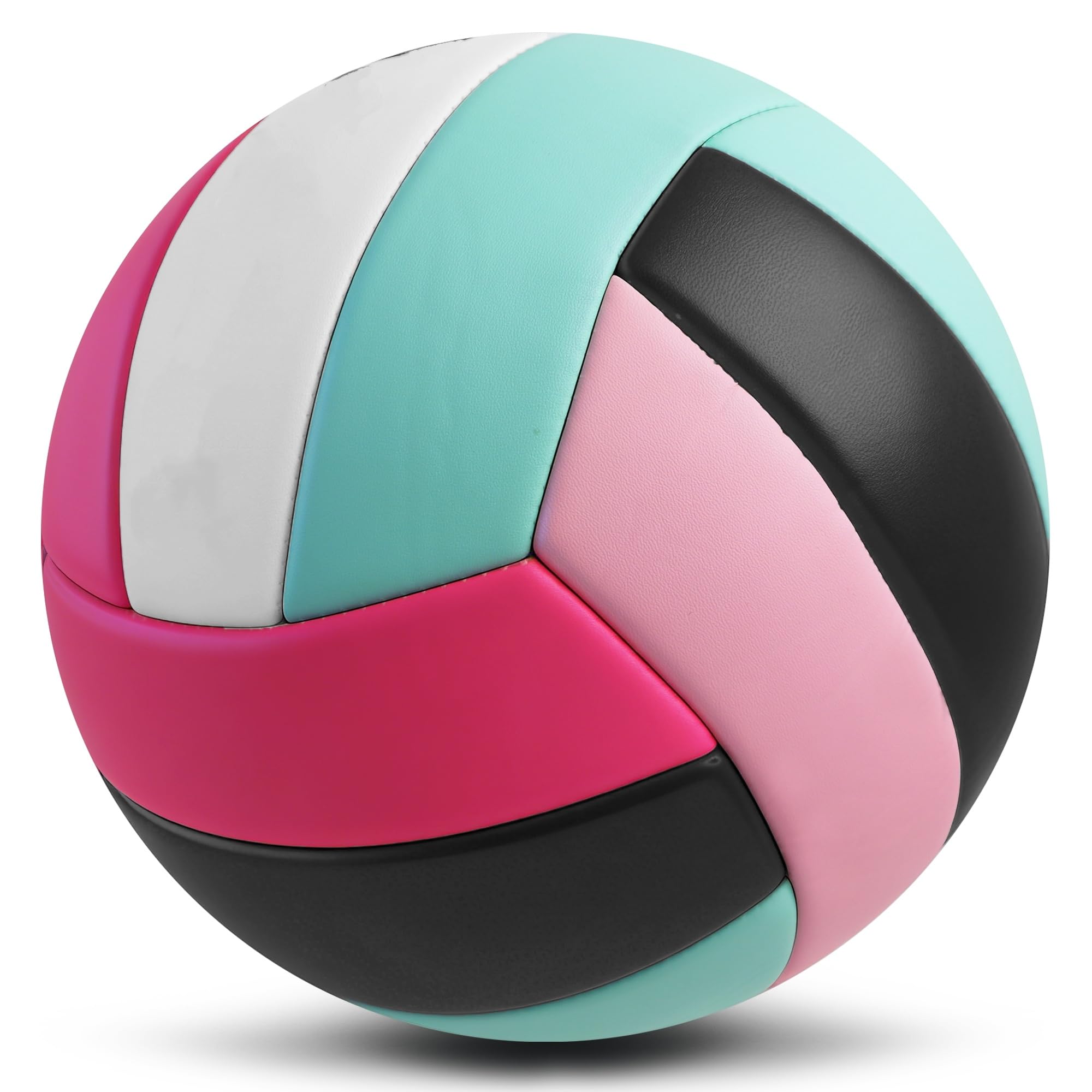Soft Volleyball Pink Size 5 for Girls Kids Beginners with Pump&amp;Mesh Bag