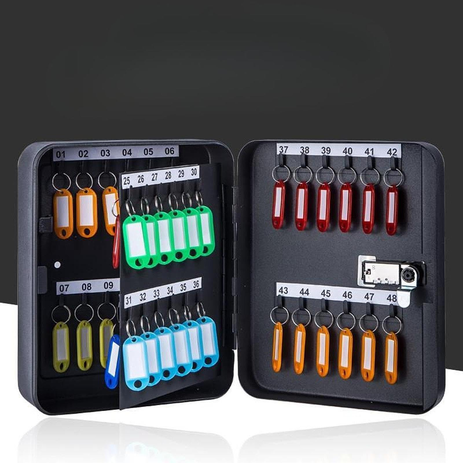CALANDIS™ Key Storage Lock Box with Code Key Cabinet Wall Mount Universal Professional 48 Key Cards | Lock Boxes | Access Control Equipment | Facility Maintenance & Safety-image-27