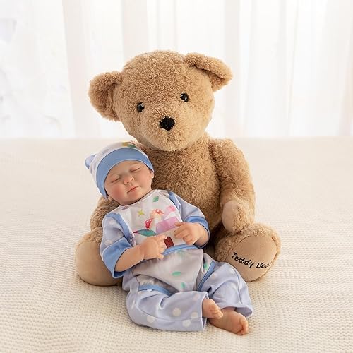 Miniatura 5 de Muñecas realistas de bebé Reborn  Muñeca sonriente realista de 18 pulgadas con cuerpo de vinilo, regalo de Navidadcumpleaños para niños a partir de