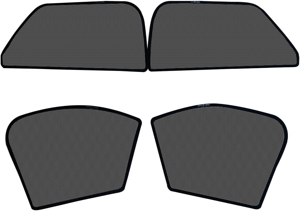 BWEN Window Shades, Magnetic Car Side Window Sun Shade for Ford Explorer 2020-2024, Breathable Mesh Car Window Sun Blocker for Privacy and Sun Protection for Camping, Automobile Windshield sunshades