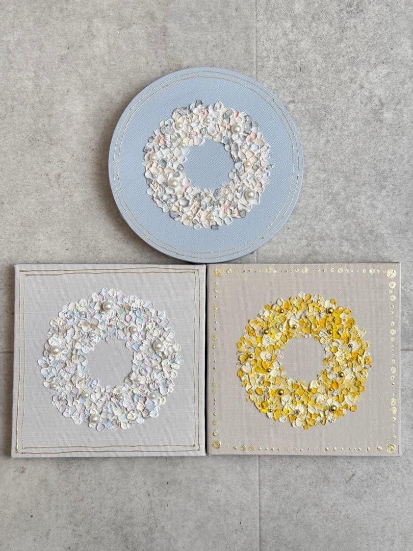 no.27アクリル画テクスチャーアート抽象画キャンバスアートパネル水色