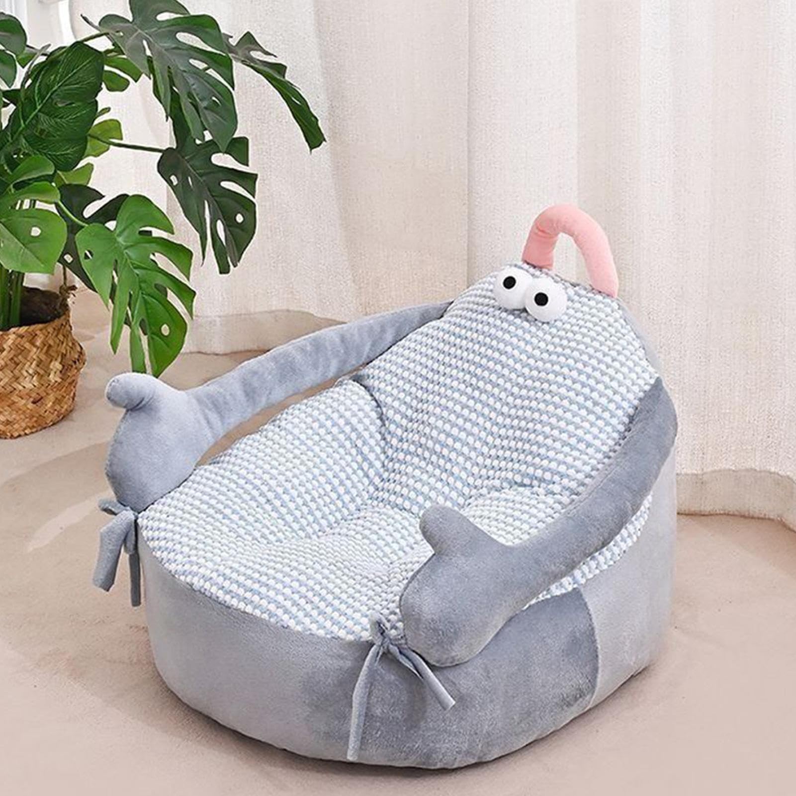 Cama Perros Suave Afelpado, De Mascotas, Calmante Y Cómodo para Dormir