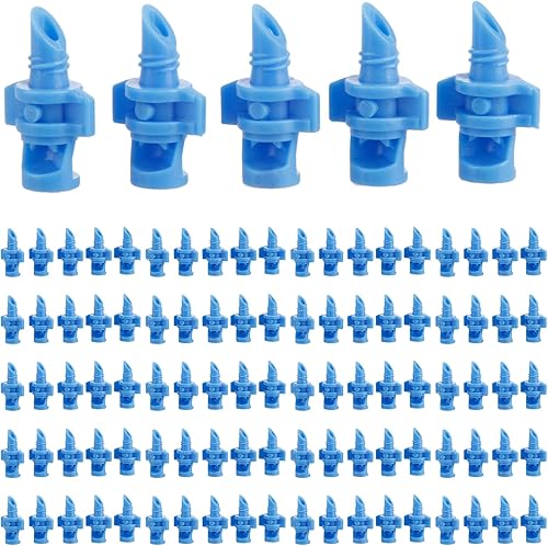 100 boquillas de riego de 90 grados, rociadores para sistema de riego de jardín, refracción con micropulverizador automatizando goteros