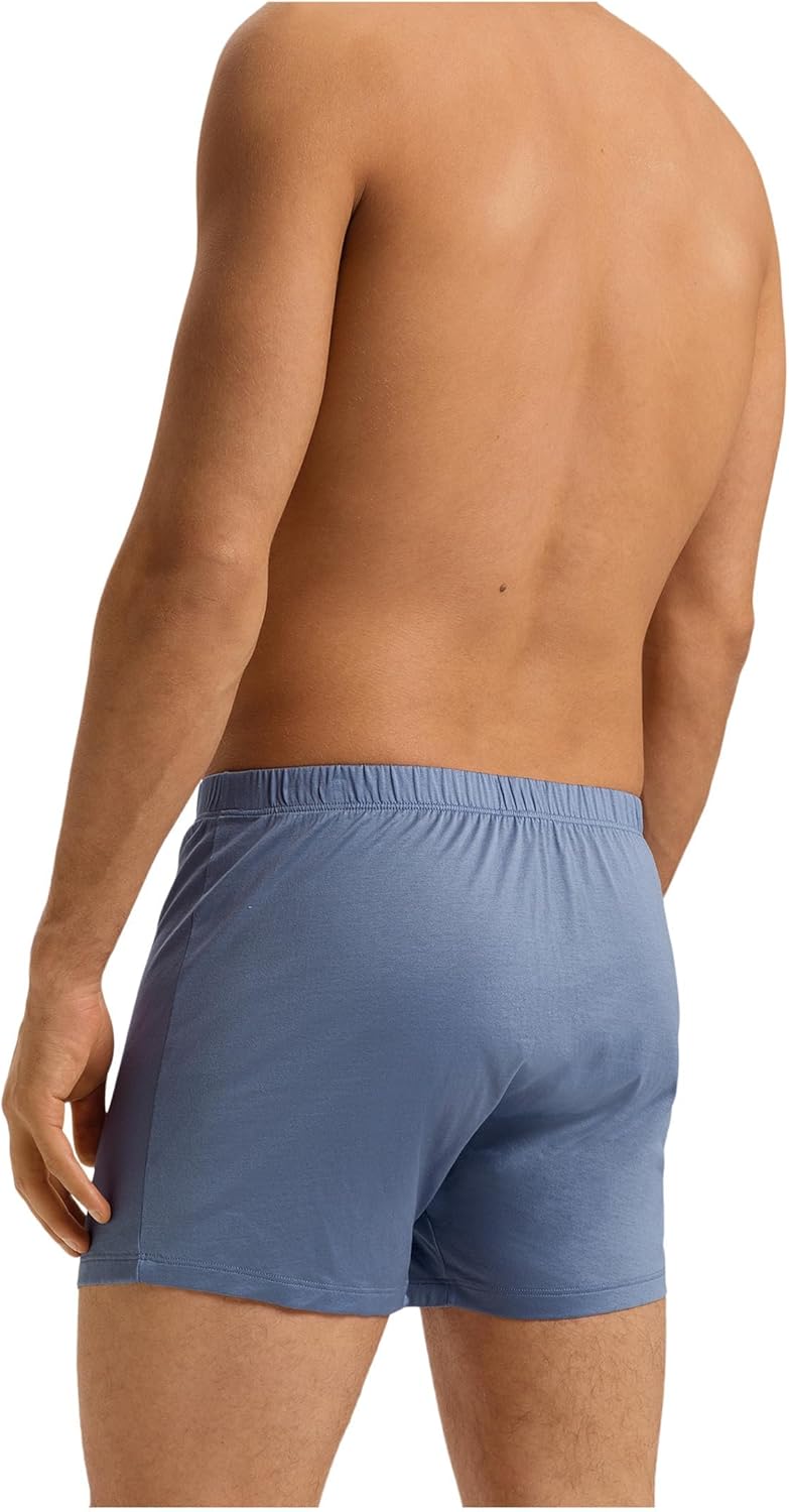 HANRO mens Cotton Sporty Knit BoxerBoxer Shorts - Image 2