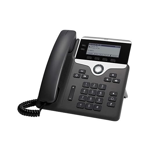 Cisco IP Phone CP-7821-K9 Charcoal,Black