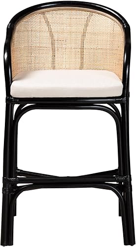 Miniatura 4 de bali & pari Taburete de ratán natural Miranda, altura de mostrador