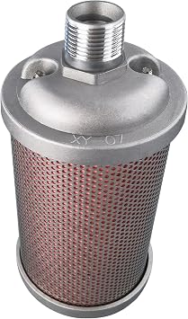 X07 Air Compressor Muffler 3/4" NPT Male,Single Chamber 145 PSI exhaust muffler, used for replacing parts of air compressors, compressor dryers, compressed air equipment, and systems