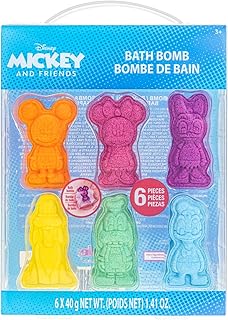 Mickey & Friends Bombas de Baño 6 pzs Aroma Chicle Regalo