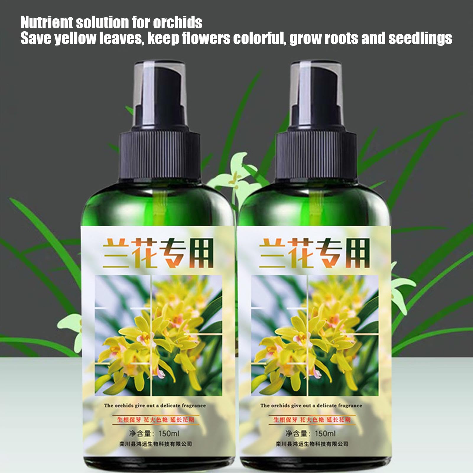 Orquídea De Enjuague De Aerosol Líquido - Refuerzo De Floración, Fortalecedor De Plantas | Solución De Nutrientes De 150 Ml Para Orquídeas, Potenciador Del Crecimiento De La Raíz, Cuidado De La Planta