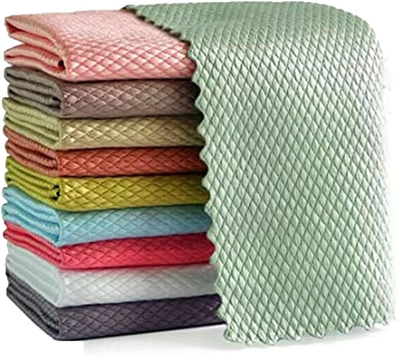 WTOPS Nanoscale Cleaning Cloth, StreakFree Miracle Cleaning Cloths