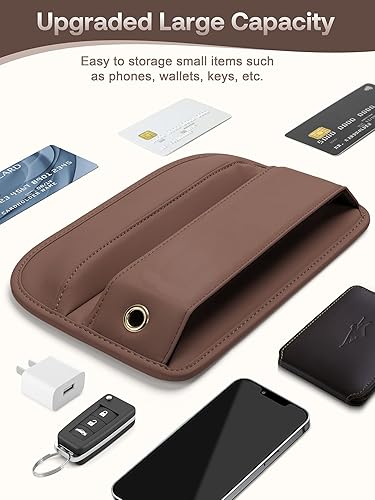 Miniatura 17 de Relleno de espacio universal para automóvil, organizador de cuero de alta calidad, organizador de espacio para asiento de automóvil, SUV, camión 01