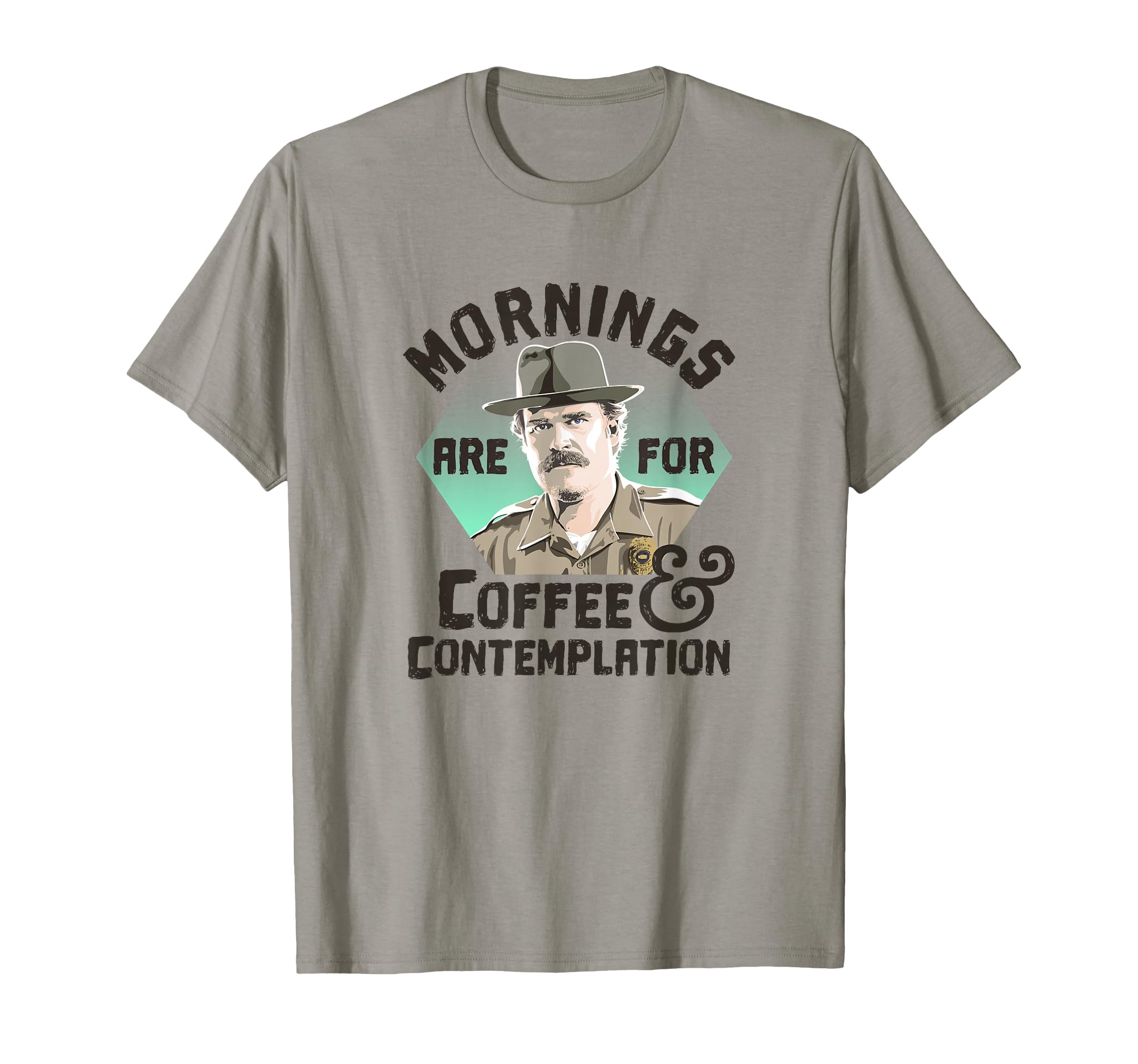 Hopper Mornings are for Coffee Contemplation T-Shirt