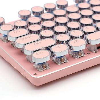 Amazon | EWEADN メカニカル式ゲーミングキーボード タイプ