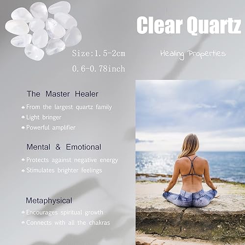 Miniatura 35 de YATOJUZI Piedras de cristales naturales pulidas de ojo de tigre de 1 libra, piedras preciosas de cristal a granel al por mayor para regalos de 10