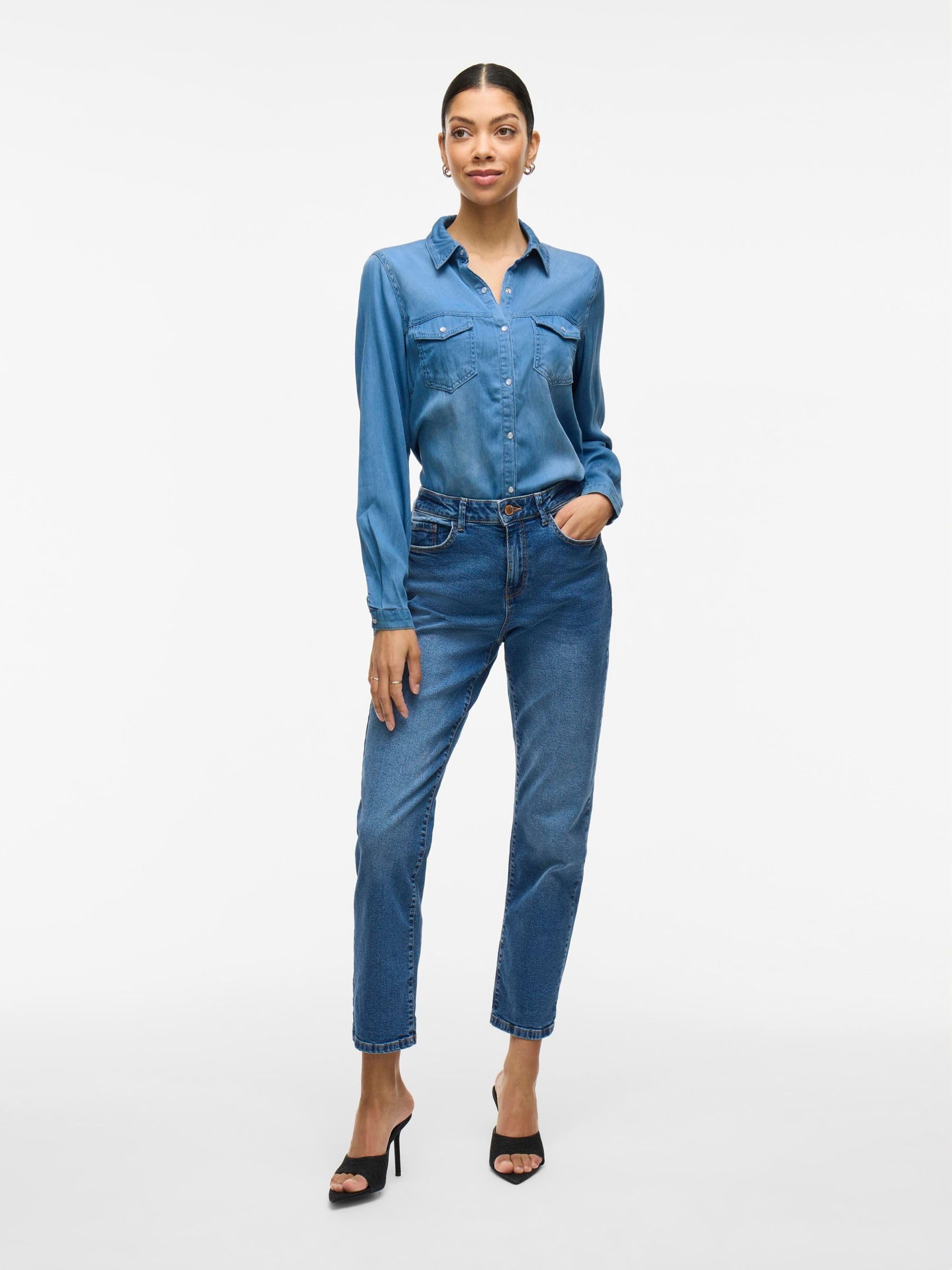 Vila Damen VIBISTA Denim Shirt/SU-NOOS 14033008