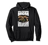 Funny Ball Python Mom with Balls Reptile Keeper Snake Owners Pullover Hoodie