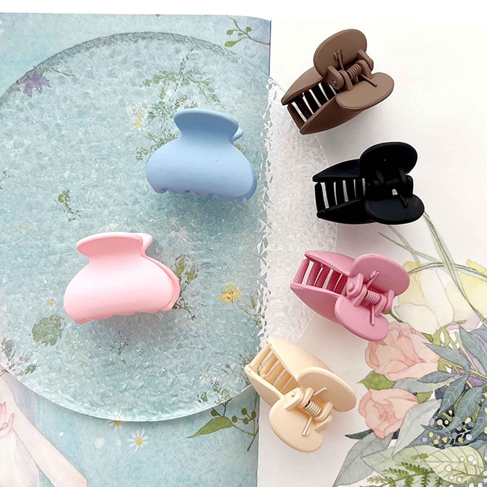 GWAWG 13PCS Fashion hair clips set, mini claw hair clip for women girls and children 6 colors accessories to match short/long/thin hair - Image 4