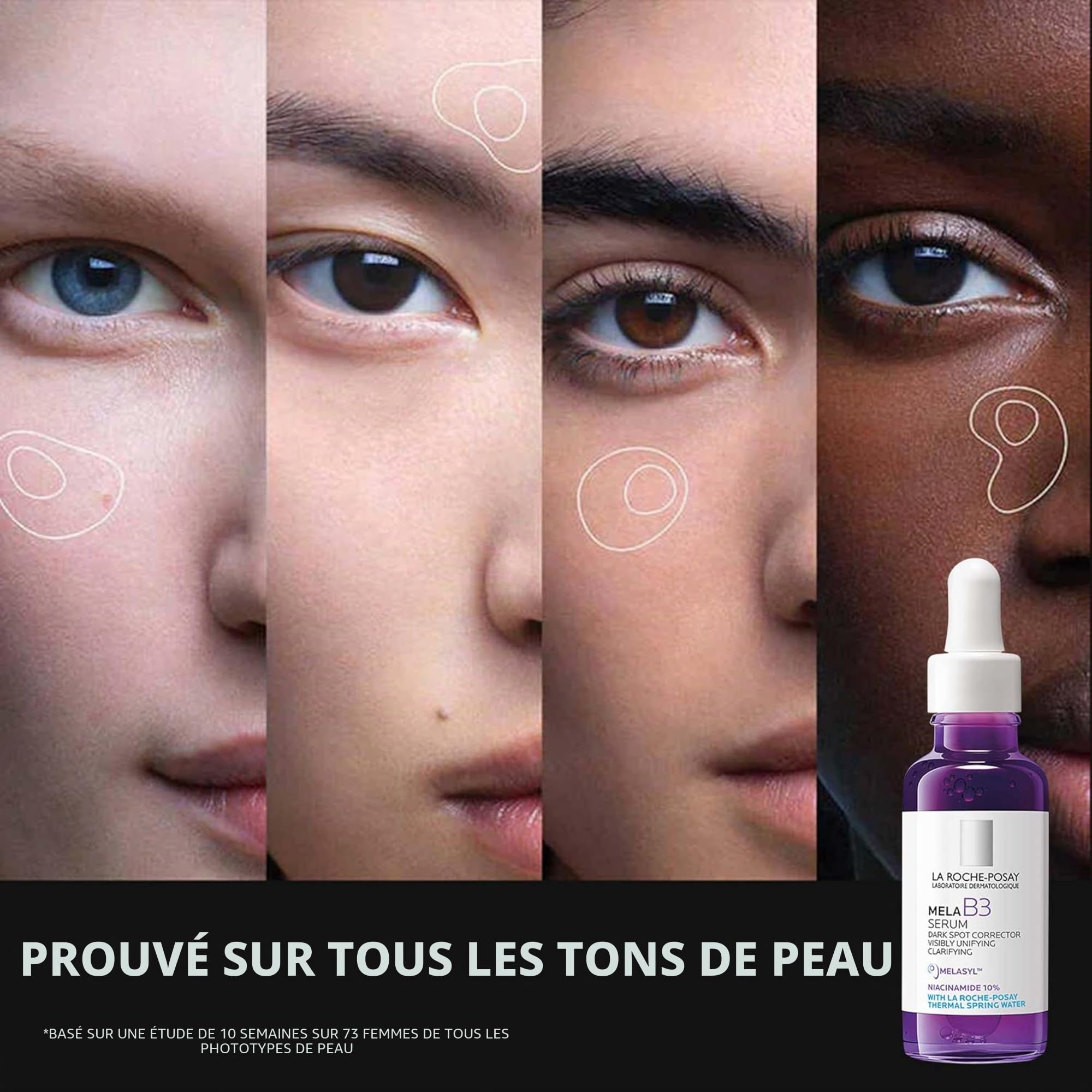 La Roche-Posay Mela B3 Sérum Taches Pigmentaires 2 Semaines Anti-Retour avec Melasyl et Niacinamide 50 ml