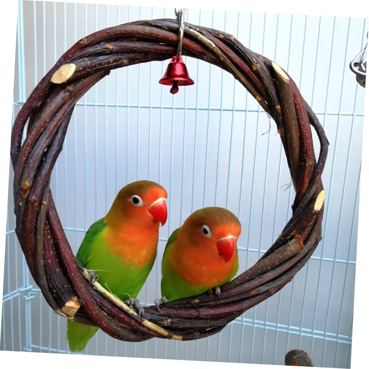 VANZACK 3sätze Vögel Spielzeug Woven Parrot Stand Rack Für Wellensittiche Nymphensittiche Und Kleine Vögel Installieren Und Für Vogelkäfig Zubehör