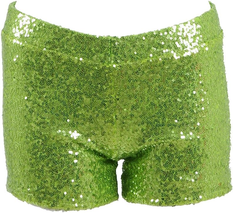 Women Sexy Hot Glitter Sequin Shorts Summer Club Wear Multi-Color