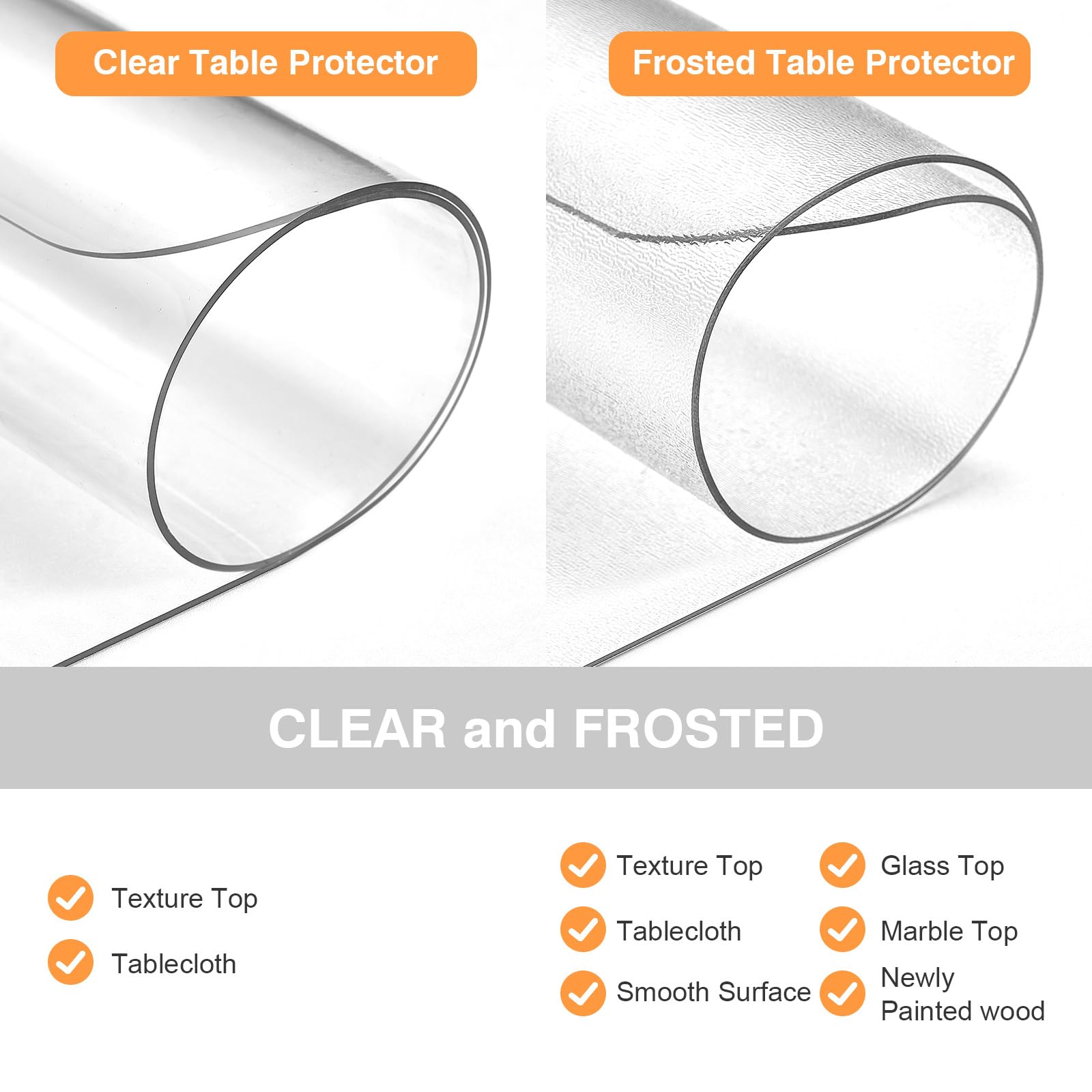 PUEAZU Sottomano da Scrivania Trasparente in PVC, 100x40cm Tappetino da Scrivania Grand, Chiara Copertura per Tavolo Antiscivolo Impermeabile Anti-graffio Protezione per Scrivania per Casa/Ufficio