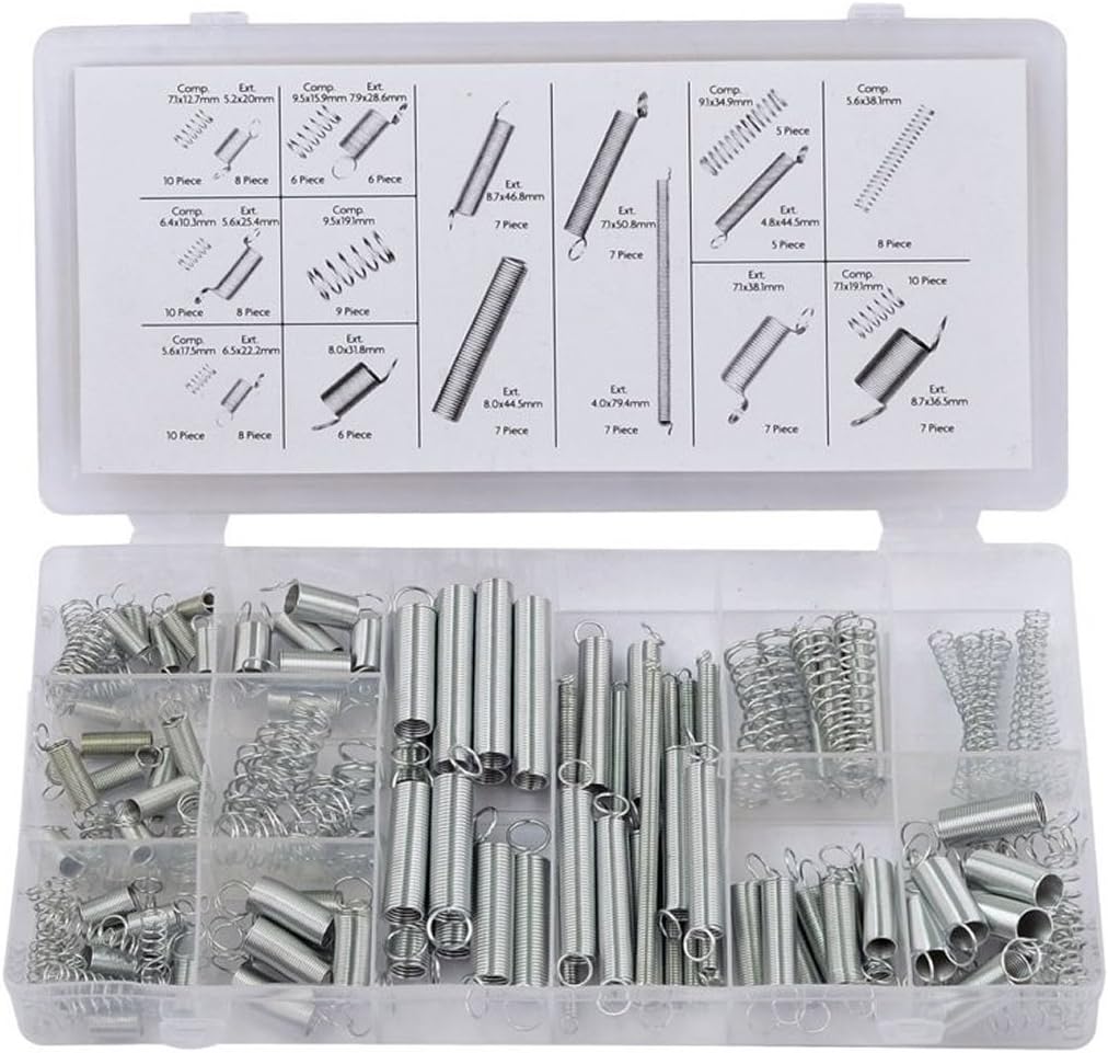 Rolson 61298 150 pc Spring Assortment,Silver : Amazon.co.uk: DIY & Tools