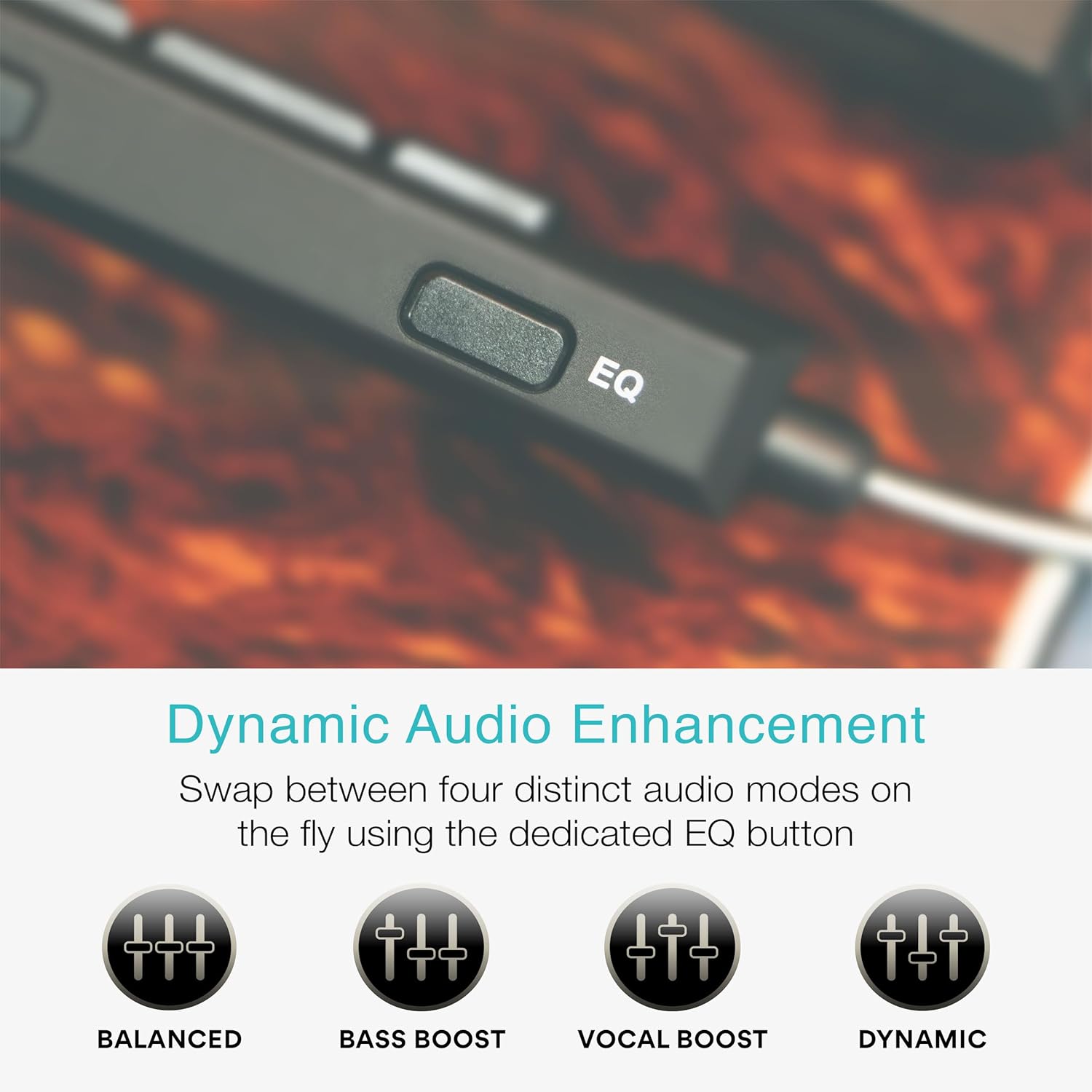 MEE audio BT3 Bluetooth Wireless Adapter Cable for in-Ear Monitors - Includes MMCX, 2-pin (0.78mm) & DC connectors for Wide IEM Compatibility; Bluetooth 5.4, aptX HD, aptX Adaptive, LDAC, Auracast