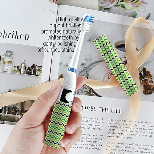 Miniatura 4 de Pursonic Cepillo de dientes sónico portátil con batería, batería incluida, 3 cabezales de cepillo incluidos, 22,000 pulsaciones por minuto, cepillo