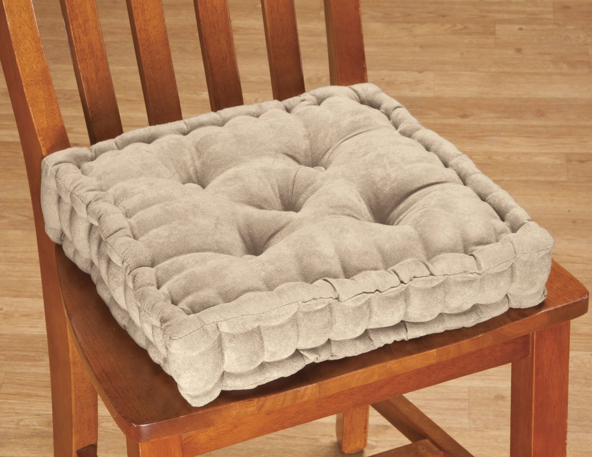 Fox Valley Traders Tufted Booster Cushion, Natural