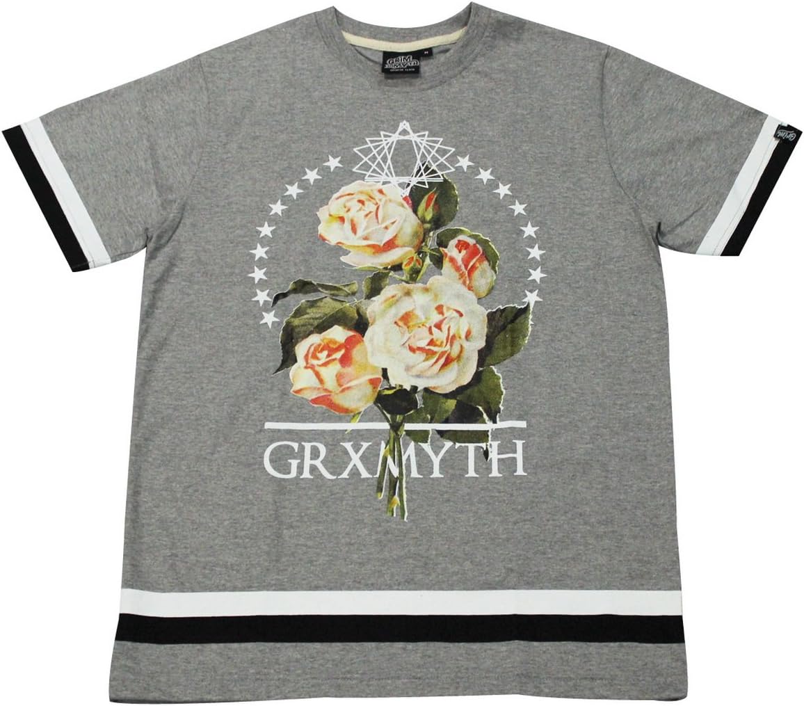 Grimyth floral vintage bboy hiphop skate street wear T-Shirt # GM11 size L
