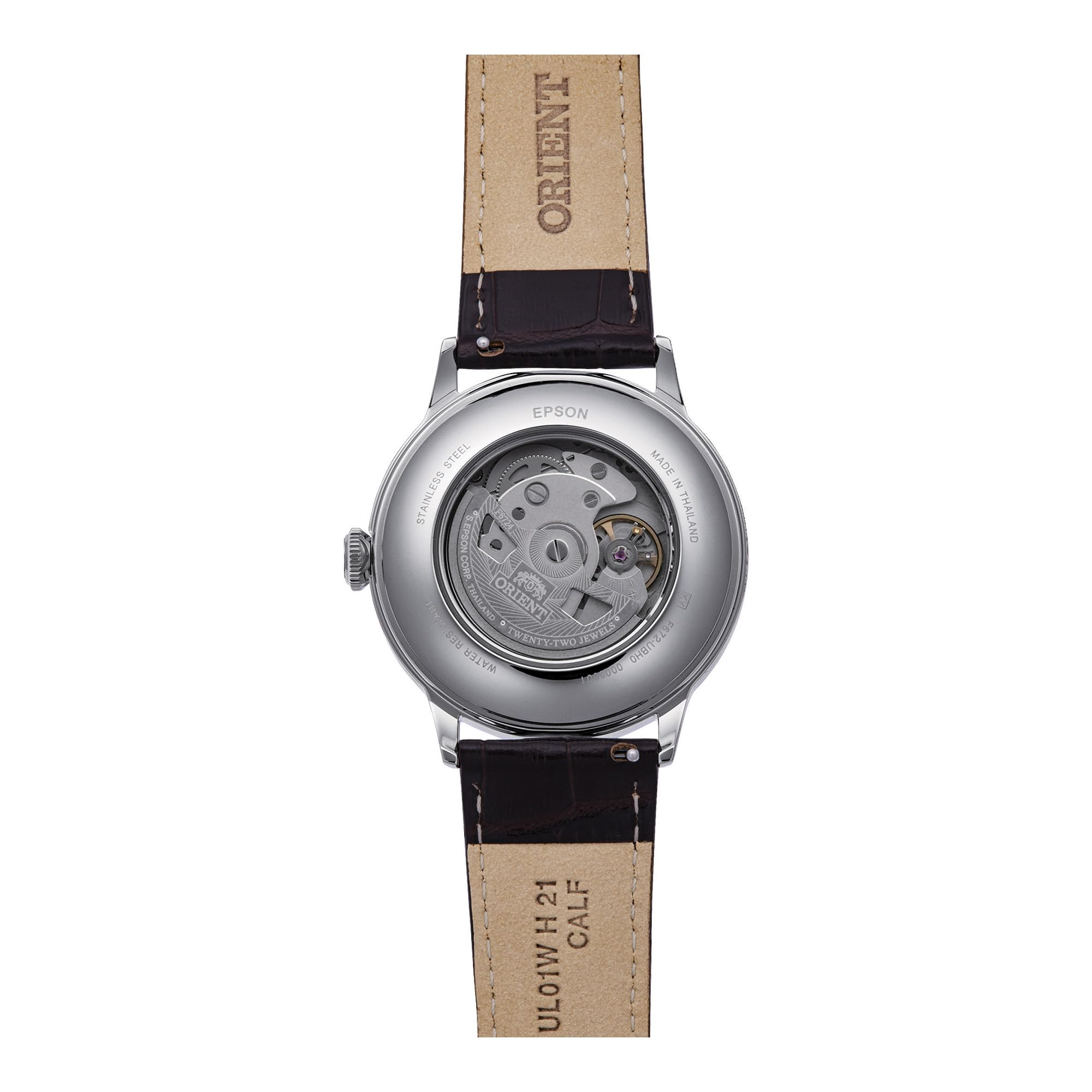 Orient Elegancki zegarek RA-AC0023E, Zielony opal, Klasyczny