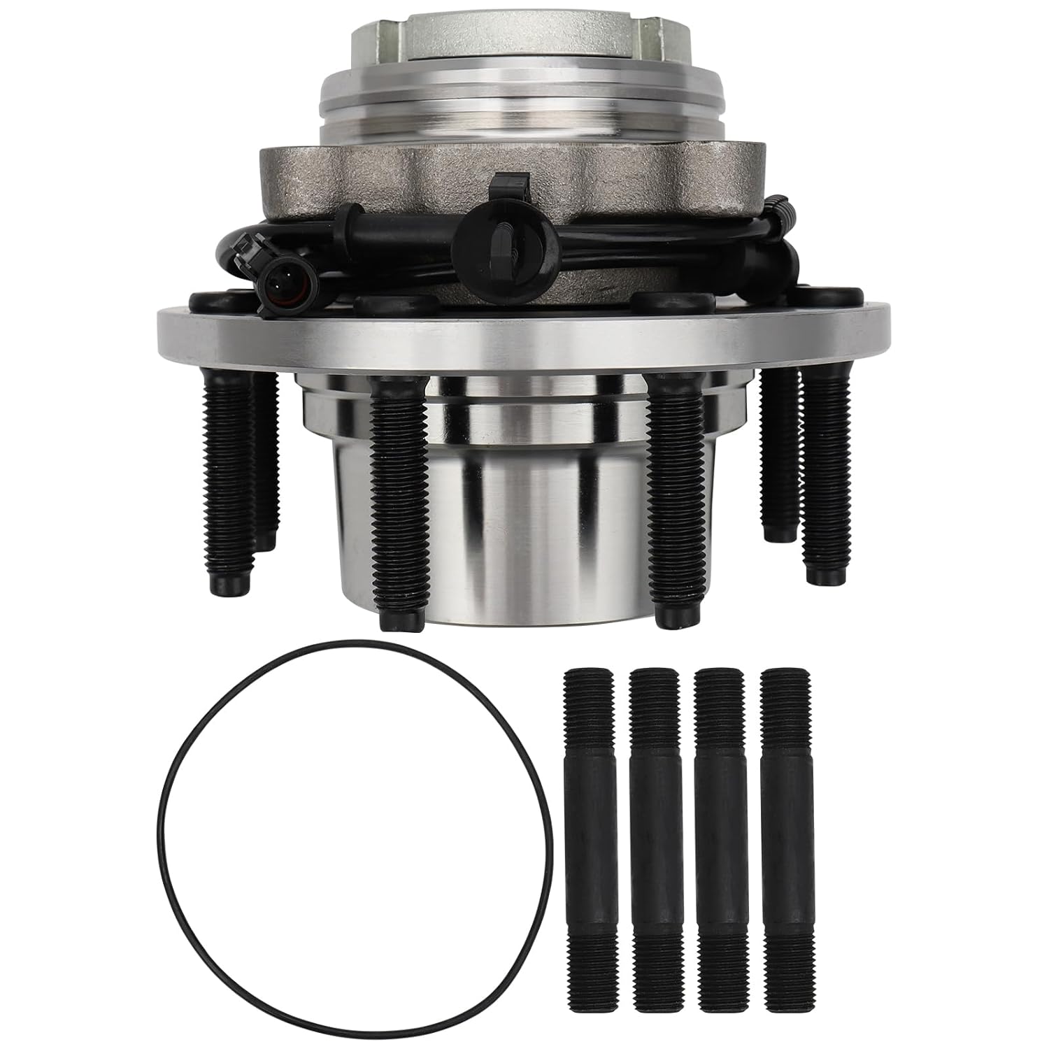 DRIVESTAR 4WD 515020 w/ABS Front Wheel Hub & Bearing Assembly for Ford F-250 Super Duty/F-350 Super Duty 1999-2004; Excursion 2000-2002;[SRW Coarse Threads 4x4 ]-8 lugs