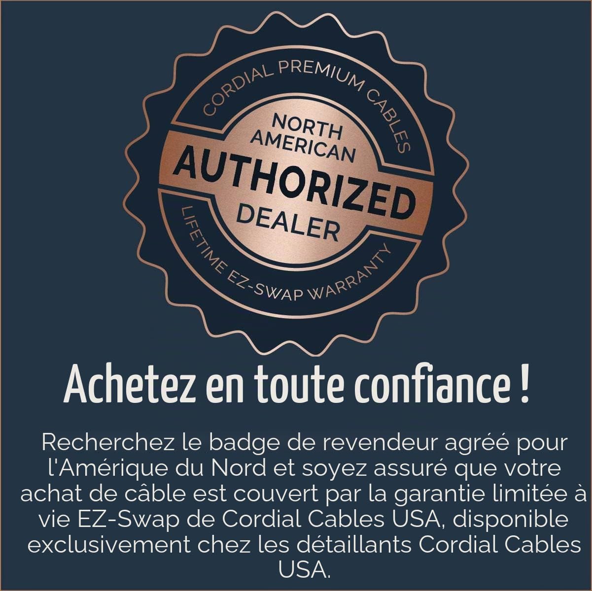 Cordial CSI 3 RP-SILENT câble d'instrument 3 m - Câble pour Instrument