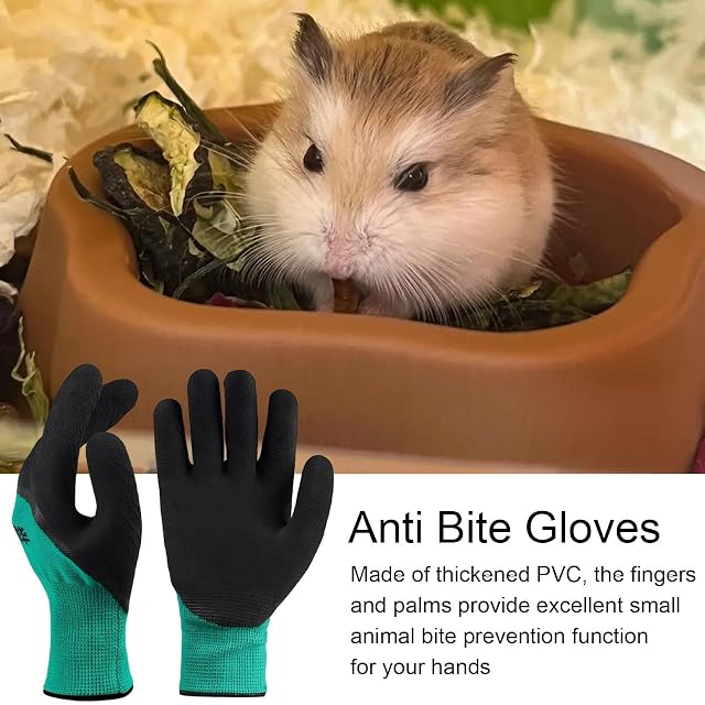 Foto 7 de 8 de Guantes anti mordida, guantes de protección para las manos anticortes guantes de entrenamiento para mascotas