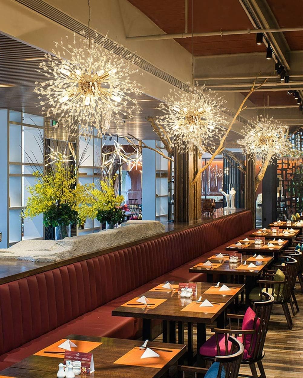 Hоttеѕt Sаlеѕ Vikaey Plug-in 9-Light Crystal Chandeliers, Dandelion Firework Modern Sputnik Chandelier Ceiling Light Fixture Pendant Lighting with in-Line On/Off for Dining Room Bedroom Kitchen Island Living Room Blасk Frіdау 🔥 Vikaey Plug-in 9-Light Crystal Chandeliers, Dandelion Firework Modern Sputnik Chandelier Ceiling Light Fixture Pendant Lighting with in-Line On/Off for Dining Room Bedroom Kitchen Island Living Room